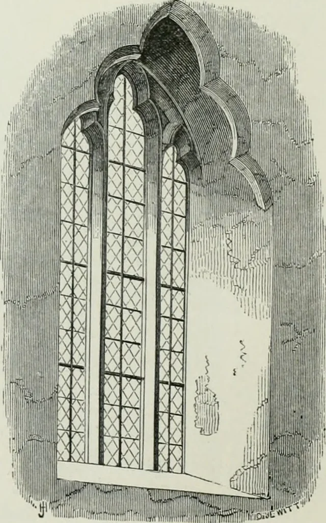 An illustration from An attempt to discriminate the styles of architecture in England, from the conquest to the reformation : with a sketch of the Grecian and Roman orders, 1881, leaf 237