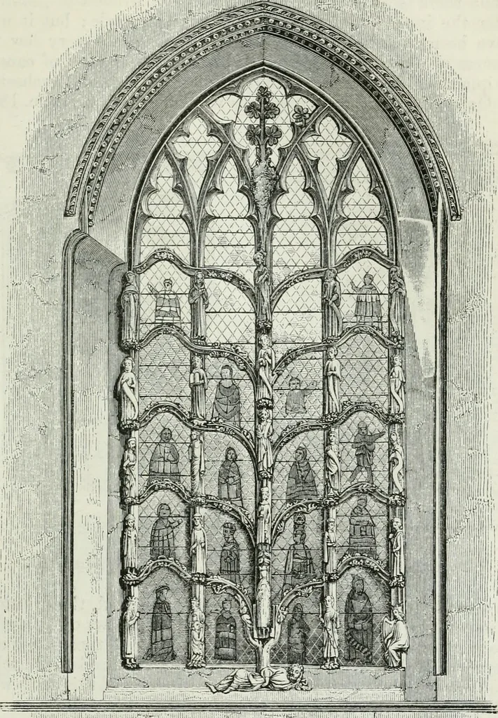 An illustration from An attempt to discriminate the styles of architecture in England, from the conquest to the reformation : with a sketch of the Grecian and Roman orders, 1881, leaf 240