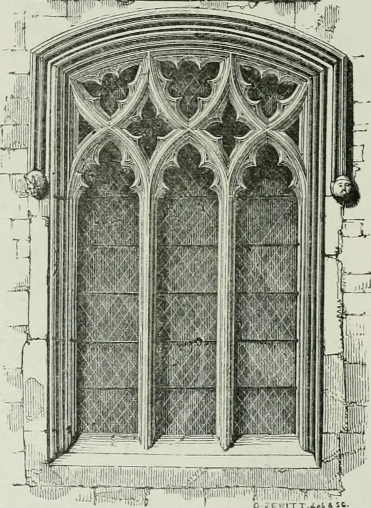 An illustration from An attempt to discriminate the styles of architecture in England, from the conquest to the reformation : with a sketch of the Grecian and Roman orders, 1881, leaf 241