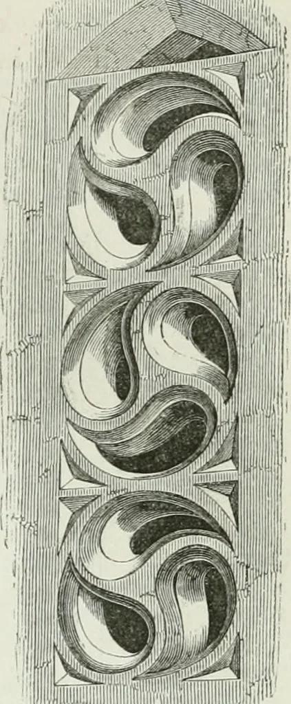 An illustration from An attempt to discriminate the styles of architecture in England, from the conquest to the reformation : with a sketch of the Grecian and Roman orders, 1881, leaf 246