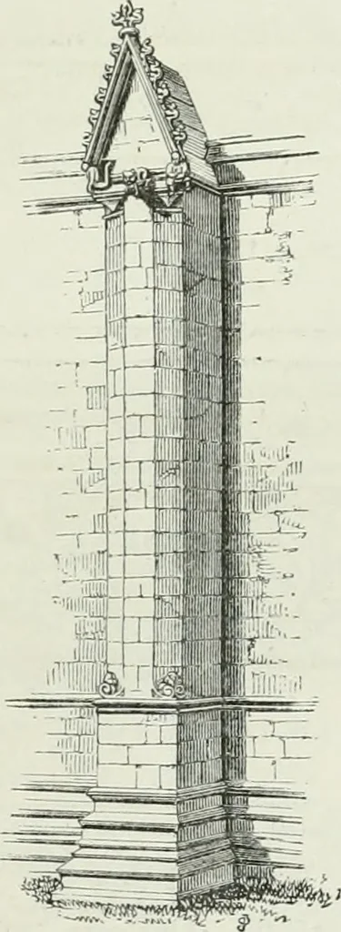 An illustration from An attempt to discriminate the styles of architecture in England, from the conquest to the reformation : with a sketch of the Grecian and Roman orders, 1881, leaf 256