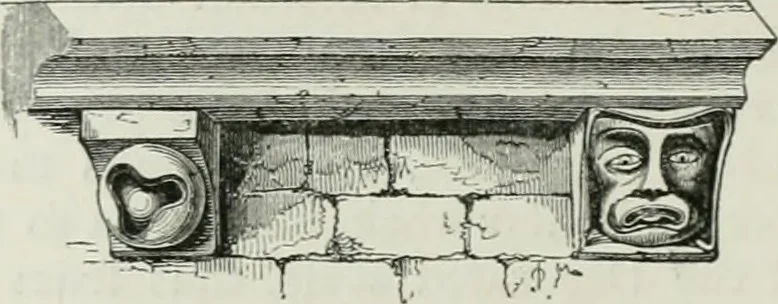 An illustration from An attempt to discriminate the styles of architecture in England, from the conquest to the reformation : with a sketch of the Grecian and Roman orders, 1881, leaf 257