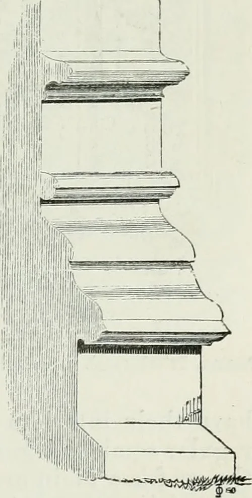 An illustration from An attempt to discriminate the styles of architecture in England, from the conquest to the reformation : with a sketch of the Grecian and Roman orders, 1881, leaf 258