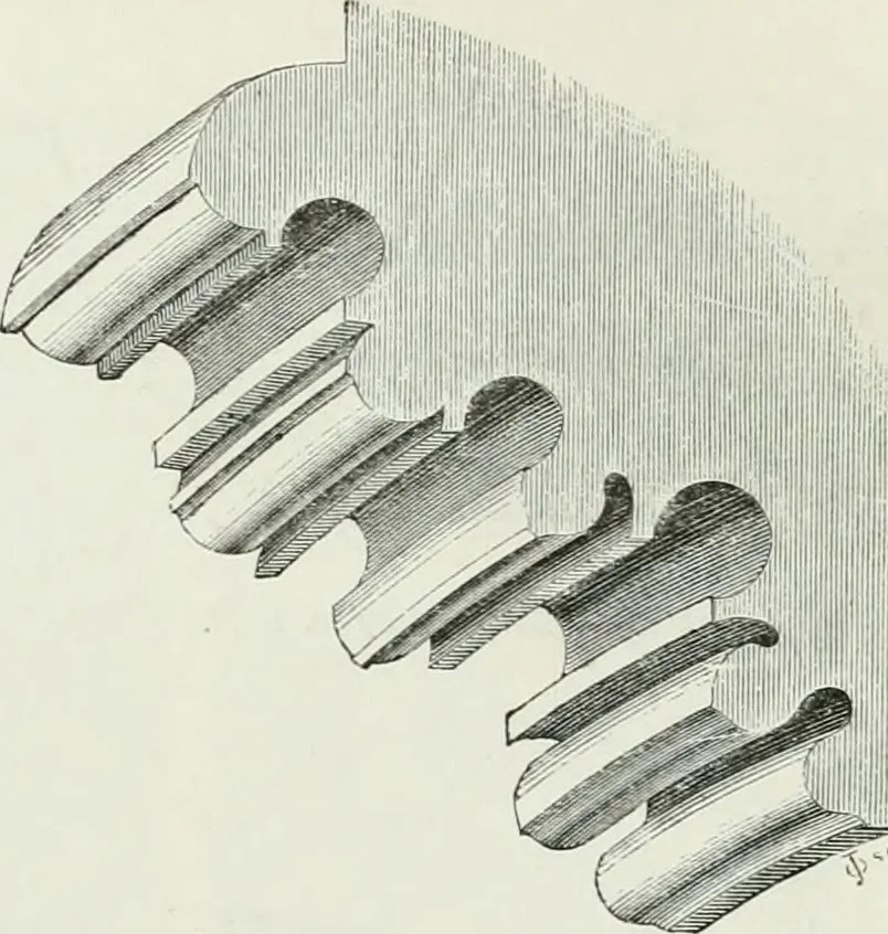 An illustration from An attempt to discriminate the styles of architecture in England, from the conquest to the reformation : with a sketch of the Grecian and Roman orders, 1881, leaf 264