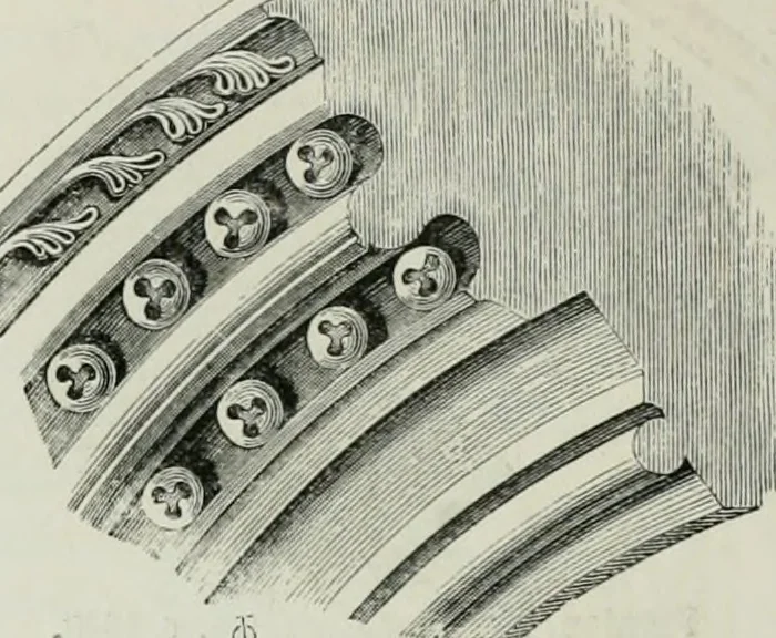 An illustration from An attempt to discriminate the styles of architecture in England, from the conquest to the reformation : with a sketch of the Grecian and Roman orders, 1881, leaf 265