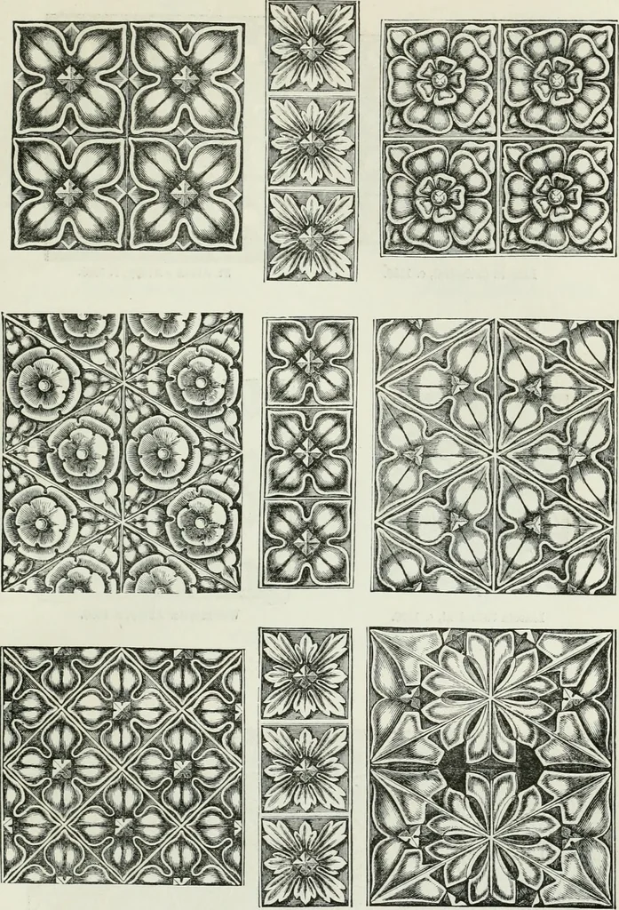An illustration from An attempt to discriminate the styles of architecture in England, from the conquest to the reformation : with a sketch of the Grecian and Roman orders, 1881, leaf 266