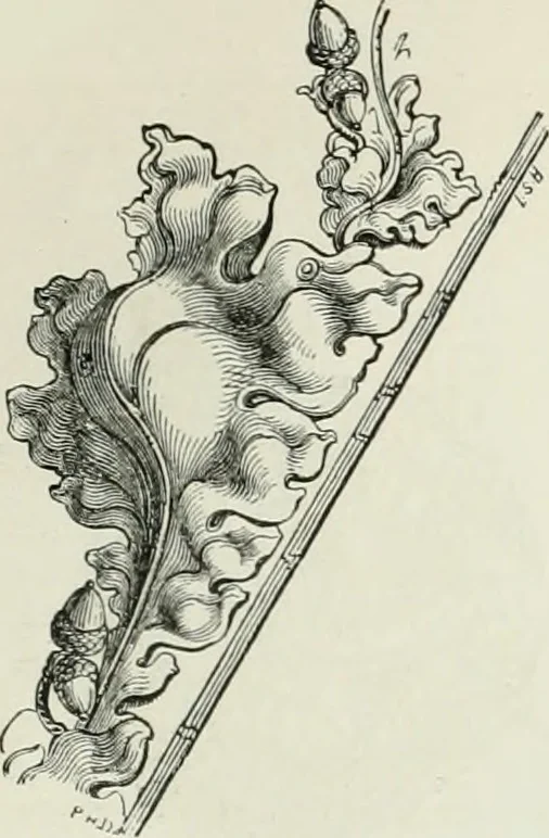 An illustration from An attempt to discriminate the styles of architecture in England, from the conquest to the reformation : with a sketch of the Grecian and Roman orders, 1881, leaf 268