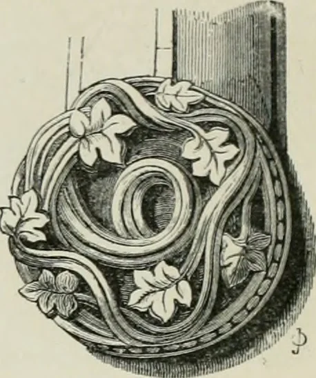 An illustration from An attempt to discriminate the styles of architecture in England, from the conquest to the reformation : with a sketch of the Grecian and Roman orders, 1881, leaf 269
