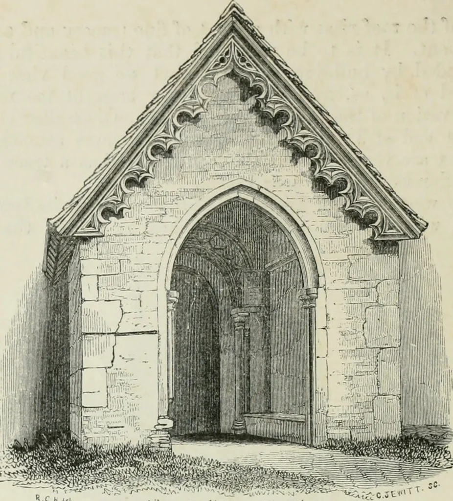 An illustration from An attempt to discriminate the styles of architecture in England, from the conquest to the reformation : with a sketch of the Grecian and Roman orders, 1881, leaf 283