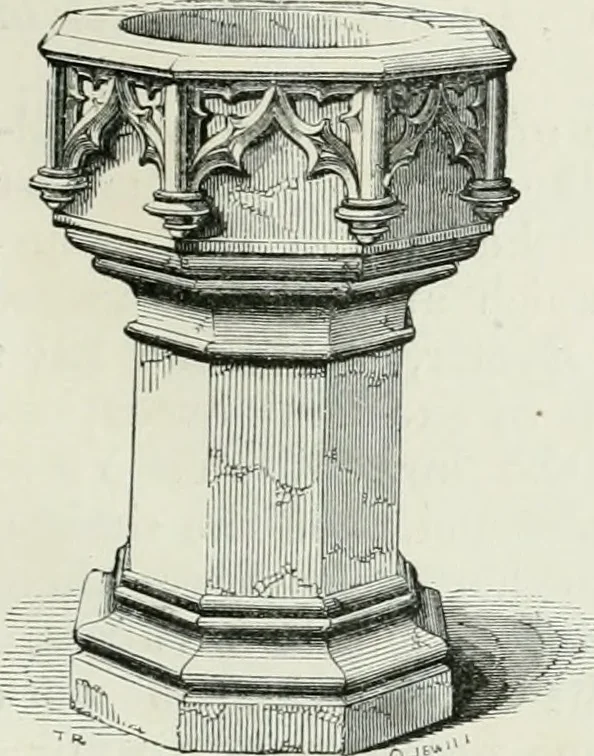 An illustration from An attempt to discriminate the styles of architecture in England, from the conquest to the reformation : with a sketch of the Grecian and Roman orders, 1881, leaf 290
