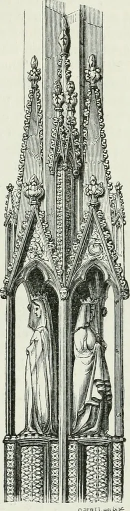 An illustration from An attempt to discriminate the styles of architecture in England, from the conquest to the reformation : with a sketch of the Grecian and Roman orders, 1881, leaf 304