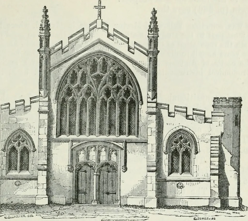 An illustration from An attempt to discriminate the styles of architecture in England, from the conquest to the reformation : with a sketch of the Grecian and Roman orders, 1881, leaf 316