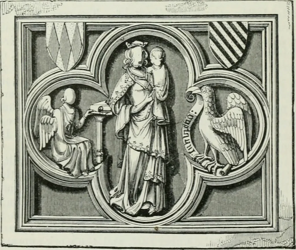 An illustration from An attempt to discriminate the styles of architecture in England, from the conquest to the reformation : with a sketch of the Grecian and Roman orders, 1881, leaf 317
