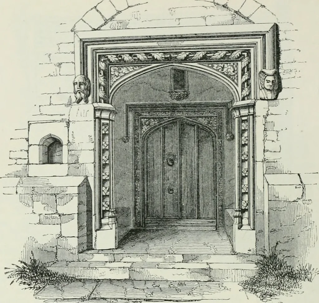 An illustration from An attempt to discriminate the styles of architecture in England, from the conquest to the reformation : with a sketch of the Grecian and Roman orders, 1881, leaf 325