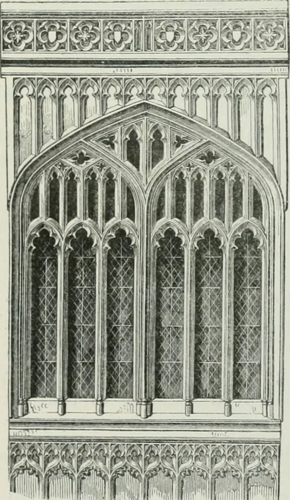 An illustration from An attempt to discriminate the styles of architecture in England, from the conquest to the reformation : with a sketch of the Grecian and Roman orders, 1881, leaf 327
