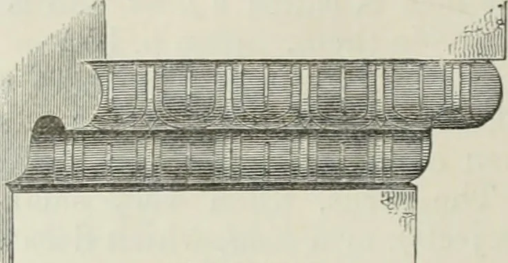An illustration from An attempt to discriminate the styles of architecture in England, from the conquest to the reformation : with a sketch of the Grecian and Roman orders, 1881, leaf 33