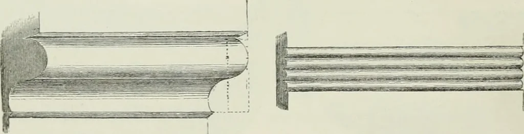 An illustration from An attempt to discriminate the styles of architecture in England, from the conquest to the reformation : with a sketch of the Grecian and Roman orders, 1881, leaf 33