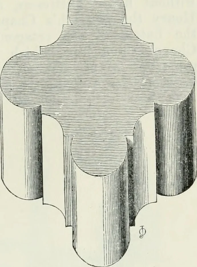 An illustration from An attempt to discriminate the styles of architecture in England, from the conquest to the reformation : with a sketch of the Grecian and Roman orders, 1881, leaf 336