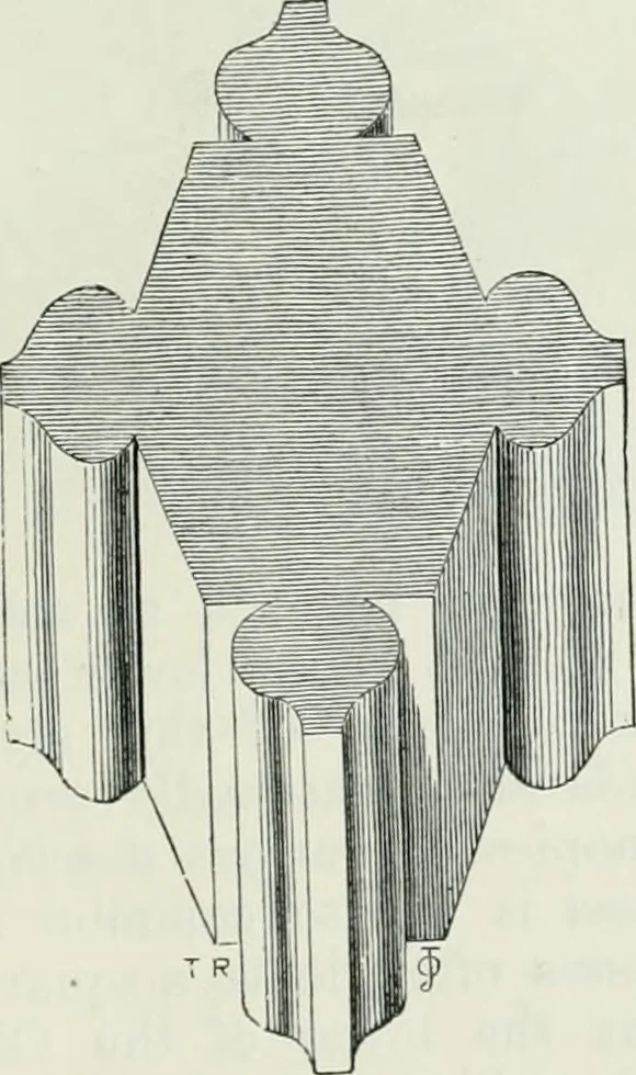 An illustration from An attempt to discriminate the styles of architecture in England, from the conquest to the reformation : with a sketch of the Grecian and Roman orders, 1881, leaf 336