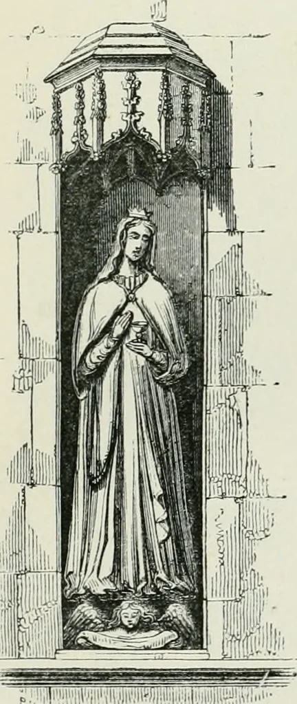 An illustration from An attempt to discriminate the styles of architecture in England, from the conquest to the reformation : with a sketch of the Grecian and Roman orders, 1881, leaf 344
