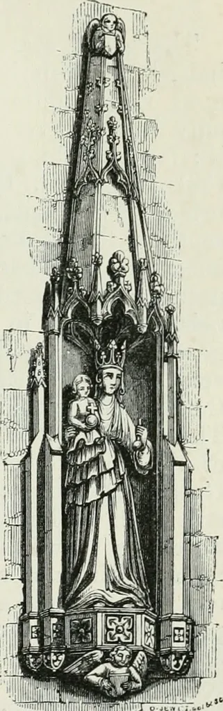 An illustration from An attempt to discriminate the styles of architecture in England, from the conquest to the reformation : with a sketch of the Grecian and Roman orders, 1881, leaf 344