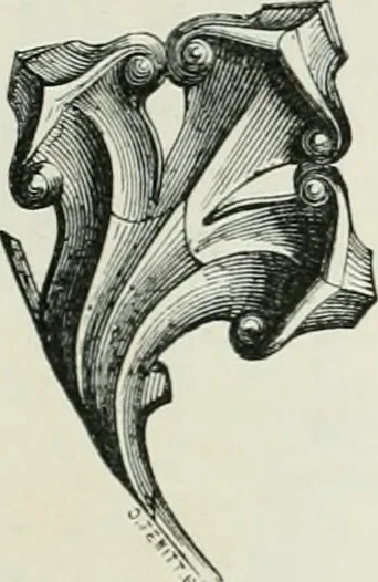 An illustration from An attempt to discriminate the styles of architecture in England, from the conquest to the reformation : with a sketch of the Grecian and Roman orders, 1881, leaf 348