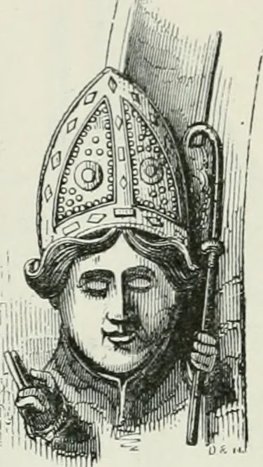 An illustration from An attempt to discriminate the styles of architecture in England, from the conquest to the reformation : with a sketch of the Grecian and Roman orders, 1881, leaf 348