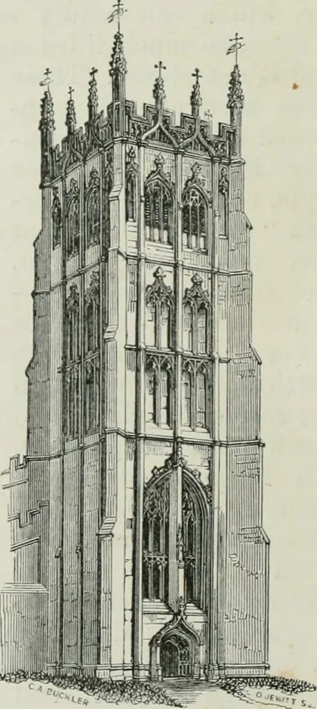 An illustration from An attempt to discriminate the styles of architecture in England, from the conquest to the reformation : with a sketch of the Grecian and Roman orders, 1881, leaf 353