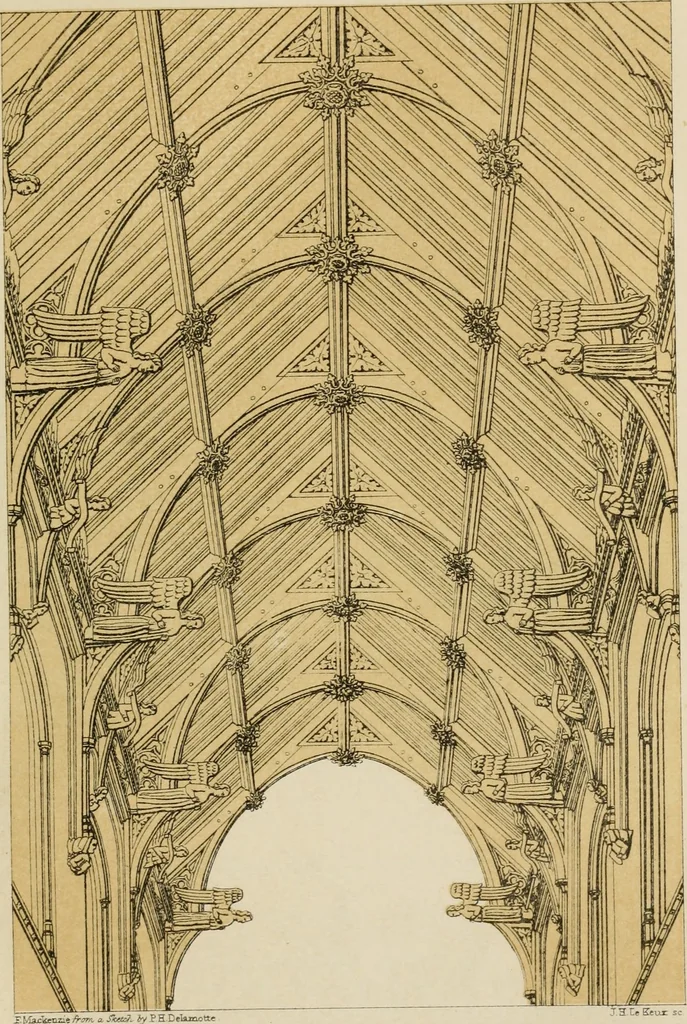 An illustration from An attempt to discriminate the styles of architecture in England, from the conquest to the reformation : with a sketch of the Grecian and Roman orders, 1881, leaf 356