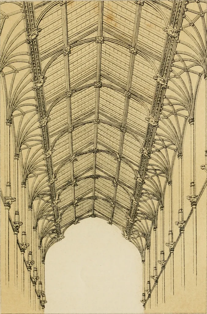 An illustration from An attempt to discriminate the styles of architecture in England, from the conquest to the reformation : with a sketch of the Grecian and Roman orders, 1881, leaf 362