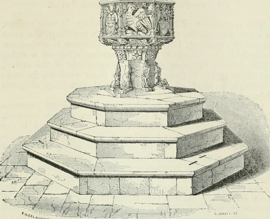 An illustration from An attempt to discriminate the styles of architecture in England, from the conquest to the reformation : with a sketch of the Grecian and Roman orders, 1881, leaf 370