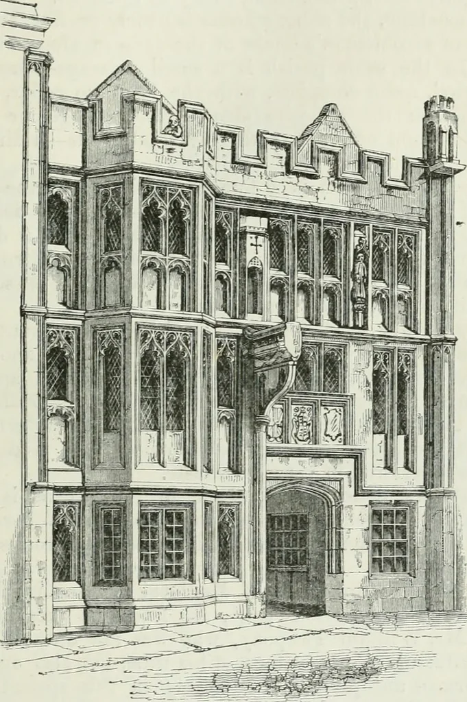 An illustration from An attempt to discriminate the styles of architecture in England, from the conquest to the reformation : with a sketch of the Grecian and Roman orders, 1881, leaf 372