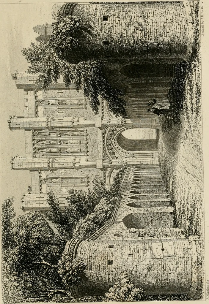 An illustration from An attempt to discriminate the styles of architecture in England, from the conquest to the reformation : with a sketch of the Grecian and Roman orders, 1881, leaf 380