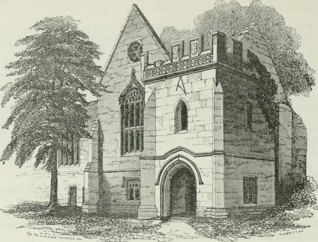 An illustration from An attempt to discriminate the styles of architecture in England, from the conquest to the reformation : with a sketch of the Grecian and Roman orders, 1881, leaf 389