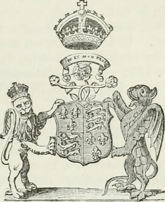 An illustration from An attempt to discriminate the styles of architecture in England, from the conquest to the reformation : with a sketch of the Grecian and Roman orders, 1881, leaf 406