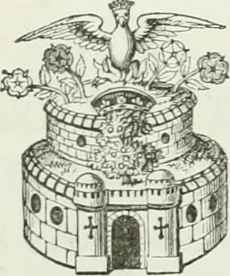 An illustration from An attempt to discriminate the styles of architecture in England, from the conquest to the reformation : with a sketch of the Grecian and Roman orders, 1881, leaf 406