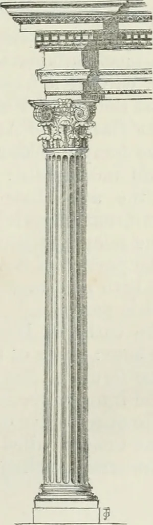 An illustration from An attempt to discriminate the styles of architecture in England, from the conquest to the reformation : with a sketch of the Grecian and Roman orders, 1881, leaf 50
