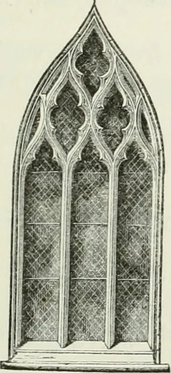 An illustration from An attempt to discriminate the styles of architecture in England, from the conquest to the reformation : with a sketch of the Grecian and Roman orders, 1881, leaf 64