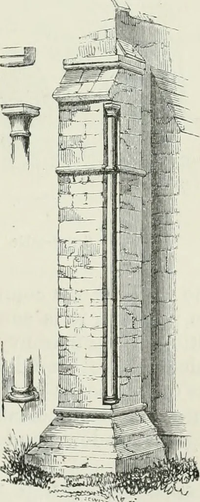 An illustration from An attempt to discriminate the styles of architecture in England, from the conquest to the reformation : with a sketch of the Grecian and Roman orders, 1881, leaf 80