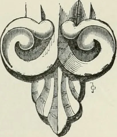 An illustration from An attempt to discriminate the styles of architecture in England, from the conquest to the reformation : with a sketch of the Grecian and Roman orders, 1881, leaf 82