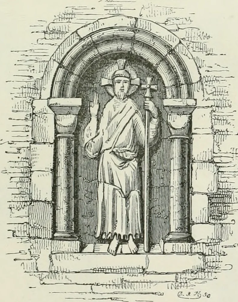 An illustration from An attempt to discriminate the styles of architecture in England, from the conquest to the reformation : with a sketch of the Grecian and Roman orders, 1881, leaf 82