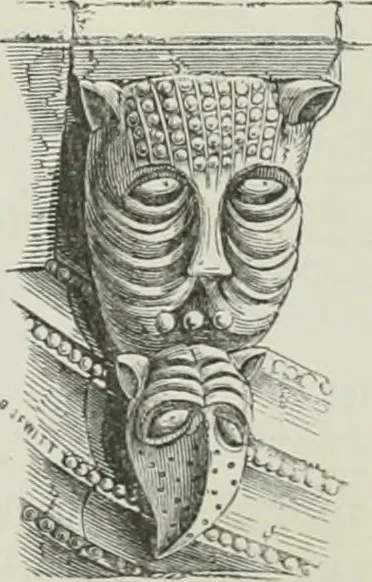An illustration from An attempt to discriminate the styles of architecture in England, from the conquest to the reformation : with a sketch of the Grecian and Roman orders, 1881, leaf 83