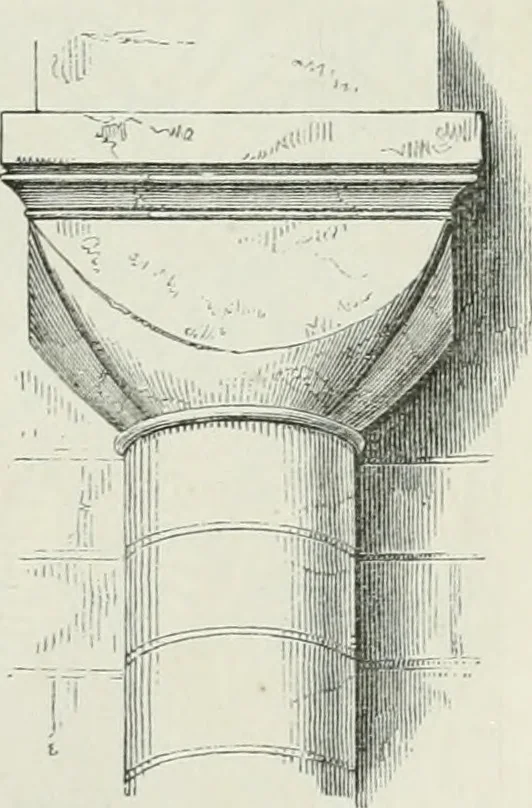 An illustration from An attempt to discriminate the styles of architecture in England, from the conquest to the reformation : with a sketch of the Grecian and Roman orders, 1881, leaf 88