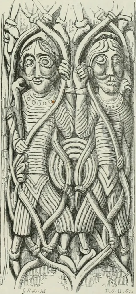 An illustration from An attempt to discriminate the styles of architecture in England, from the conquest to the reformation : with a sketch of the Grecian and Roman orders, 1881, leaf 89