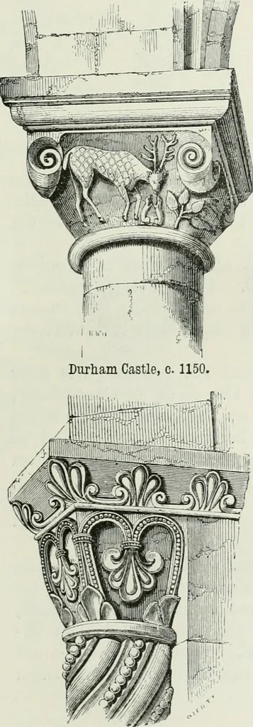 An illustration from An attempt to discriminate the styles of architecture in England, from the conquest to the reformation : with a sketch of the Grecian and Roman orders, 1881, leaf 90