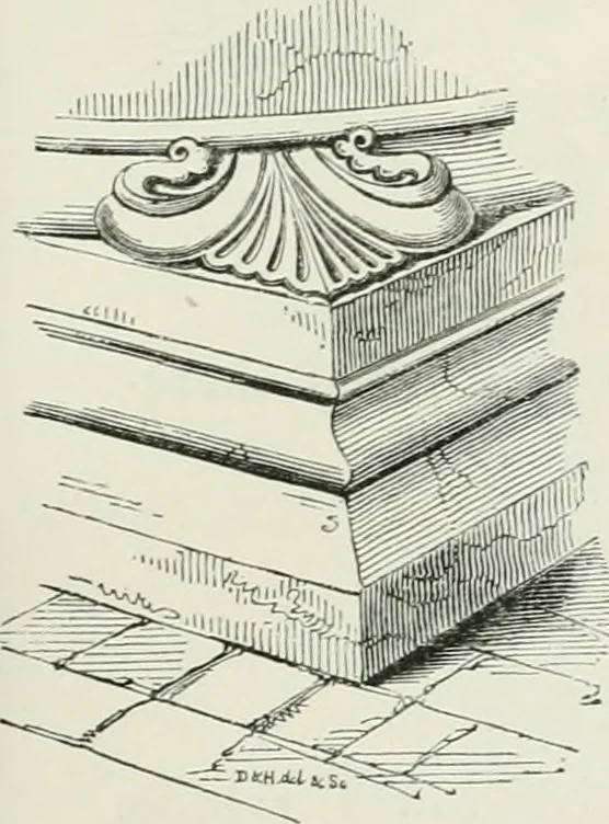 An illustration from An attempt to discriminate the styles of architecture in England, from the conquest to the reformation : with a sketch of the Grecian and Roman orders, 1881, leaf 92