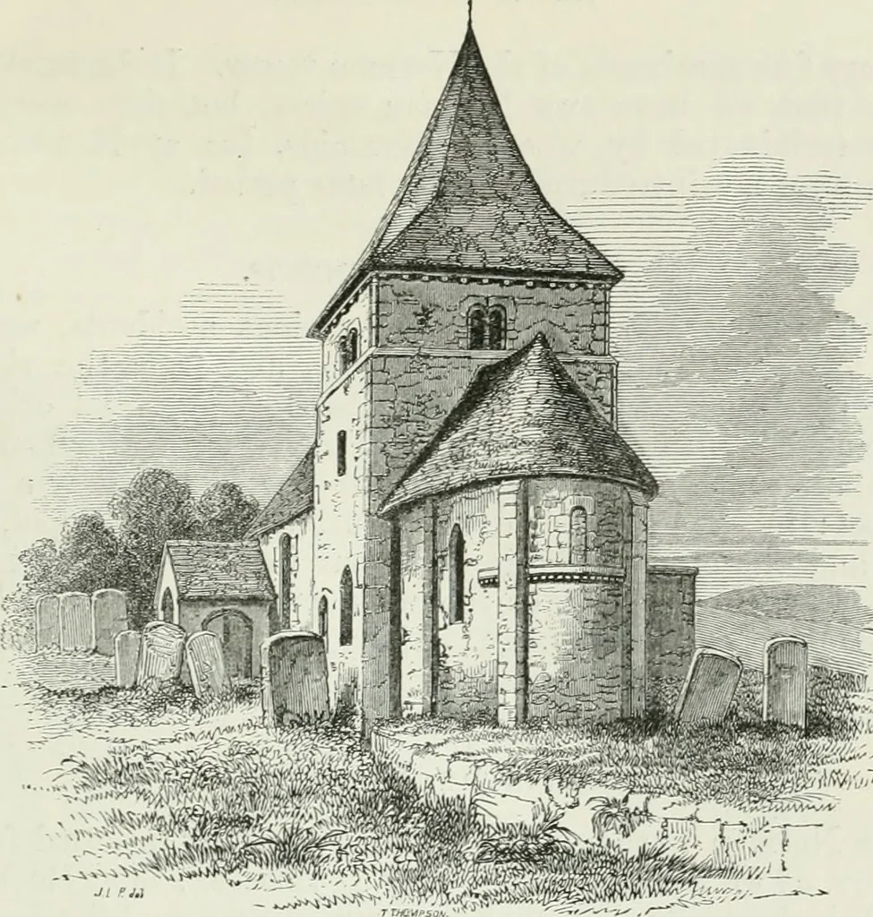 An illustration from An attempt to discriminate the styles of architecture in England, from the conquest to the reformation : with a sketch of the Grecian and Roman orders, 1881, leaf 94