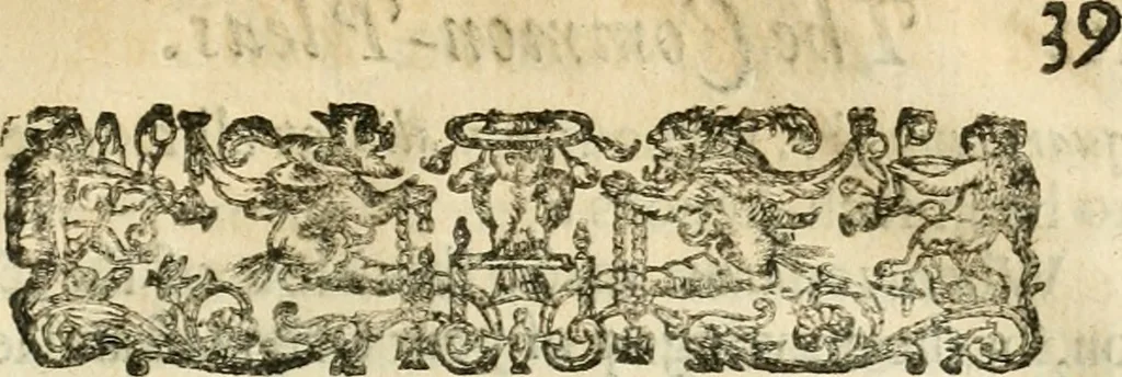 An illustration from The attourneys academy; or, The manner and forme of proceeding practically, vpon any suite, plaint, or action whatsoeuer, in any court of record whatsoeuer, within this kingdome, especially in the great covrts at Westminster, to whose motion all other courts of law or equitie; as well those of the two prouinciall counsailes, those of Guild-Hall, London; as those of like cities and townes corporate. And all other of record are diurnally moued. With the moderne and most usuall fees of the officers and ministers of such courts .., 1623, leaf 114