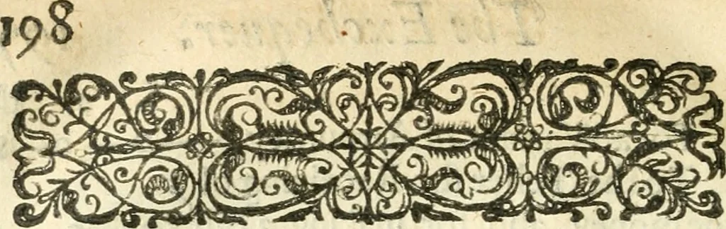 An illustration from The attourneys academy; or, The manner and forme of proceeding practically, vpon any suite, plaint, or action whatsoeuer, in any court of record whatsoeuer, within this kingdome, especially in the great covrts at Westminster, to whose motion all other courts of law or equitie; as well those of the two prouinciall counsailes, those of Guild-Hall, London; as those of like cities and townes corporate. And all other of record are diurnally moued. With the moderne and most usuall fees of the officers and ministers of such courts .., 1623, leaf 221