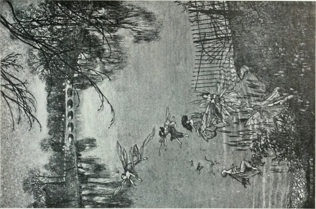 An illustration from Attraverso gli albi e le cartelle : sensazioni d'arte, 1904, leaf 100